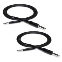 

Hosa Technology 2x 1/4" Stereo TRS Male Phone to TT Male Bantam Cable, 5'