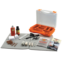 

Hoppe's Gun Cleaning Essential Pistol Kit, Includes Storage Box, Component Insert, Cleaning Mat, Aluminum Rod, Silicone Gun Cloth