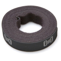 

Hosa Technology 5 Piece Pack of 12" Hook & Loop Plain Black Cable Wraps with Cable Gap