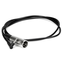 

Hosa Technology 5' Right-angle 3.5 mm TS to XLR3M Microphone Cable