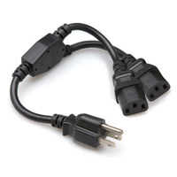 

Hosa Technology 1.5' Dual IEC C13 to NEMA 5-15P Power Y Cable