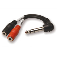 

Hosa Technology 6" 1/4" TRS Male to Dual 3.5mm TRS Female Stereo Splitter Cable