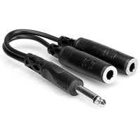 

Hosa Technology 6" Mono 1/4" Male to Two Mono 1/4" Female Y-Cable