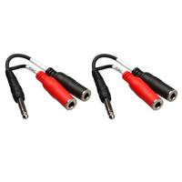 

Hosa Technology 2x 6" Stereo 1/4" Male to Two Mono 1/4" Female Y-Cable