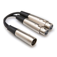 

Hosa Technology 18" XLR Male to Dual XLR Female Audio Y Cable