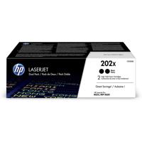 

HP 202X High Yield Black Original LaserJet Toner Cartridges for LaserJet Pro MFP M281fdw & M254dw, 3200 Pages Yield, 2-Pack
