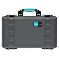 

HPRC 2550WE Wheeled Resin Hard Case without Foam, Gray with Blue Handle