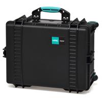 

HPRC 2600WBAG Wheeled Resin Hard Case with Bag and Dividers, Black with Blue Handle