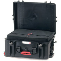 

HPRC 2600W Premium Design, Waterproof, Wheeled Hard Case with Interior Case, Black (ID: 17.05x12.17x6.58")