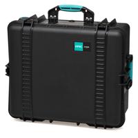 

HPRC 2700WCUB Wheeled Resin Hard Case with Cubed Foam, Black with Blue Handle