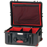 

HPRC Amre 2700W Premium Design, Waterproof, Wheeled Hard Case with Divider Kit, Black (ID: 18.11x21.85x10.08")