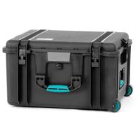 

HPRC 2730WSFD Wheeled Resin Hard Case with Soft Deck and Divider, Black with Blue Handle