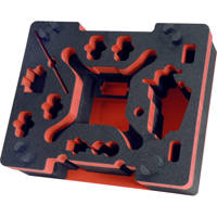 

HPRC Custom Foam for DJI Phantom 3 Quadcopter, Gray/Red