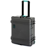 

HPRC 2700WCUB Wheeled Resin Hard Case with Cubed Foam, Gray with Blue Handle