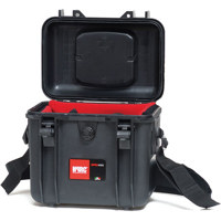 

HPRC 4050DK Ultralight, Watertight, Unbreakable Hard Case with Divider Kit, Black (ID: 10.27x6.73x8.66")