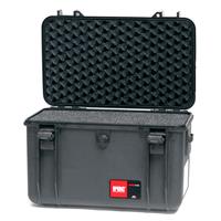 

HPRC 4100 Resin Hard Case with Foam Interior for 15x Microphones, Black with Blue Handle