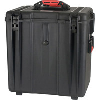 

HPRC 4700WE Wheeled Hard Case without Foam, Four Opening Latches, Air, Water, Crushproof / Unbreakable, Meets ATA 300 Specifications, Black
