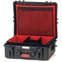 

HPRC 2700 Premium Design, Watertight, Unbreakable Hard Case with Divider Kit, Black (ID: 19.65x16.11x6.07")