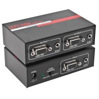 

Hall Research 1x2 VGA Distribution Amplifier with Audio