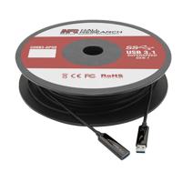 

Hall Research CUSB3-AP USB 3.0/3.1 Gen1 Javelin Active Optical Plenum Cable, 50'