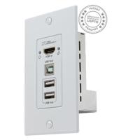

Hall Research EX-HDU-WP Decora Wall Plate Sender for HDMI and USB Extension on CAT6 Cable