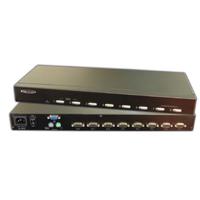 

Hall Research MC1208 8-channel KVM switch with OSD and 1RU Kit