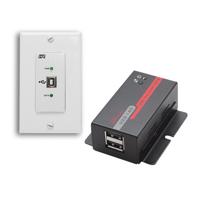 

Hall Research U22-160-DP USB 2.0 over UTP Extender Decora Wall Plate with 2-Port Hub