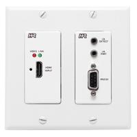 

Hall Research UHBX-SC-WP HDMI+RS232+IR+PoH UTP Dual Gang Wall Plate Sender