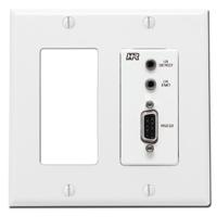 

Hall Research UHCOM-WP RS232+IR Gang Wall Plate for UHBX-S-WP Transmitter