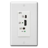 

Hall Research VSA-HA-DP HDMI Input Wall Plate with Audio Extraction + Audio Input for VSA Series Room Control System