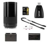 

Hasselblad 135mm F/2.8 XCD Lens for X1D - Bundle with Extra Battery, Charger Hub, Lexar 64GB 2000X UHS-II SD Card, Card Reader, Peak Leash Camera Strap