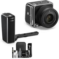 Hasselblad 907X 50C 50MP Medium Format Mirrorless Camera with Hasselblad XCD 45mm f/4 P Lens - Bundle with 907X Control Grip, Movo Cleaning Kit