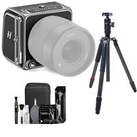 Hasselblad 907X 50C 50MP Medium Format Mirrorless Camera Body Bundle with FotoPro X-Go Max Carbon Fiber Tripod, Cleaning Kit