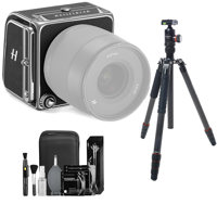 

Hasselblad 907X 50C 50MP Medium Format Mirrorless Camera Body Bundle with FotoPro X-Go Max Carbon Fiber Tripod, Cleaning Kit
