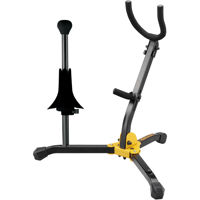 

Hercules Stands DS533BB Alto/Tenor Saxophone Stand with Deluxe Velvet Peg and Bag for Soprano Sax/Flugelhorn