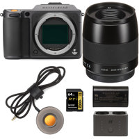 

Hasselblad X1D II 50C 50MP Medium Format Mirrorless Camera with 65mm F/2.8 XCD Lens Bundle with Charger Hub, Extra Battery, Release Cord X, 64GB UHS-II V90 SD Card