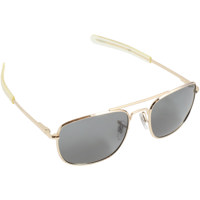 

Humvee Gear 52mm Bayonette Style Military Sunglasses, Gray Lens, Gold Frame