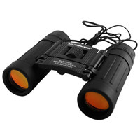 

Humvee Gear 8x21 Rubber Coated Compact Weather Resistant Roof Prism Binocular with 6.8 Degree Angle of View, Ruby Red Glass Lenses, Black