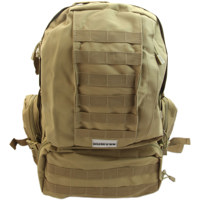 

Humvee Gear Double Reinforced 3-Day Assault Pack with Compression Handles, Tan