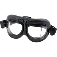 

Humvee Gear UV 400 Protection Motorcycle Goggle with Adjustable Head Straps, Black