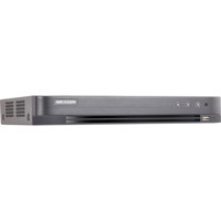 

Hikvision Value Series TurboHD 4-Channel 5MP Tribrid DVR without HDD, H.265+, H.265, H.264+, H.264, PoC Not Supported