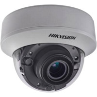 

Hikvision DS-2CE56F7T-AITZ 3MP Outdoor Day & Night Analog HD-TVI Dome Camera with 2.8-12mm Motorized Varifocal Lens, 1920x1536 at 18 fps, 98' IR Range