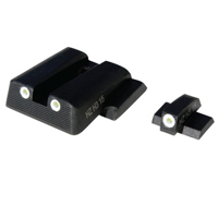 

HiViz NITESIGHT Tritium Front & Rear Set for Smith and Wesson M&P Full, Compact and Pro Handguns