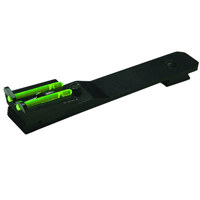 

HiViz UNI2006 Universal Fiber Optic Rear Rifle Sight with 3/8" Dovetail, Adjustable, Green
