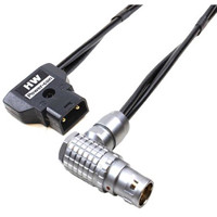 

Hawk Woods PC-16R 11.8" D-Tap Male to 8-Pin LEMO Right-Angle Female Power Cable for Arri Alexa/Alexa Mini/Amira Cameras