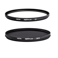 

Hoya NXT Plus 40.5mm 10-Layer HMC Multi-Coated UV Lens Filter, Low-Profile Aluminum Frame - With Hoya NXT Plus 40.5mm 10-Layer HMC Multi-Coated Circular Polarizer Lens Filter