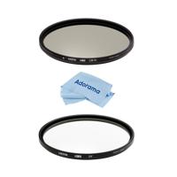

Hoya 52mm HD3 UV and Circular Polarizer Filter Kit, Microfiber Cloth
