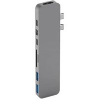 

Hyper HyperDrive PRO 8-In-2 USB-C Hub for MacBook Pro & MacBook Air, Space Gray