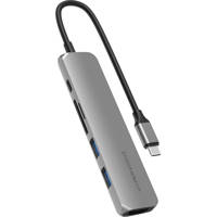

Hyper HyperDrive BAR 6-In-1 USB-C Hub for iPad Pro, MacBook Pro and MacBook Air, Silver