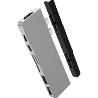 

Hyper HyperDrive DUO 7-In-2 USB-C Hub for MacBook Pro and MacBook Air, Silver